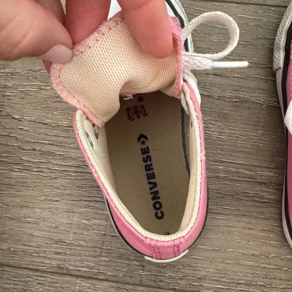 Converse Kids Pink High-Top Canvas Sneakers